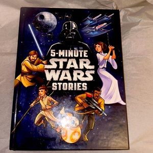 Disney Hard Back 2015 Edition of “5-Minute Star Wars Stories”, Clean, Smoke Free